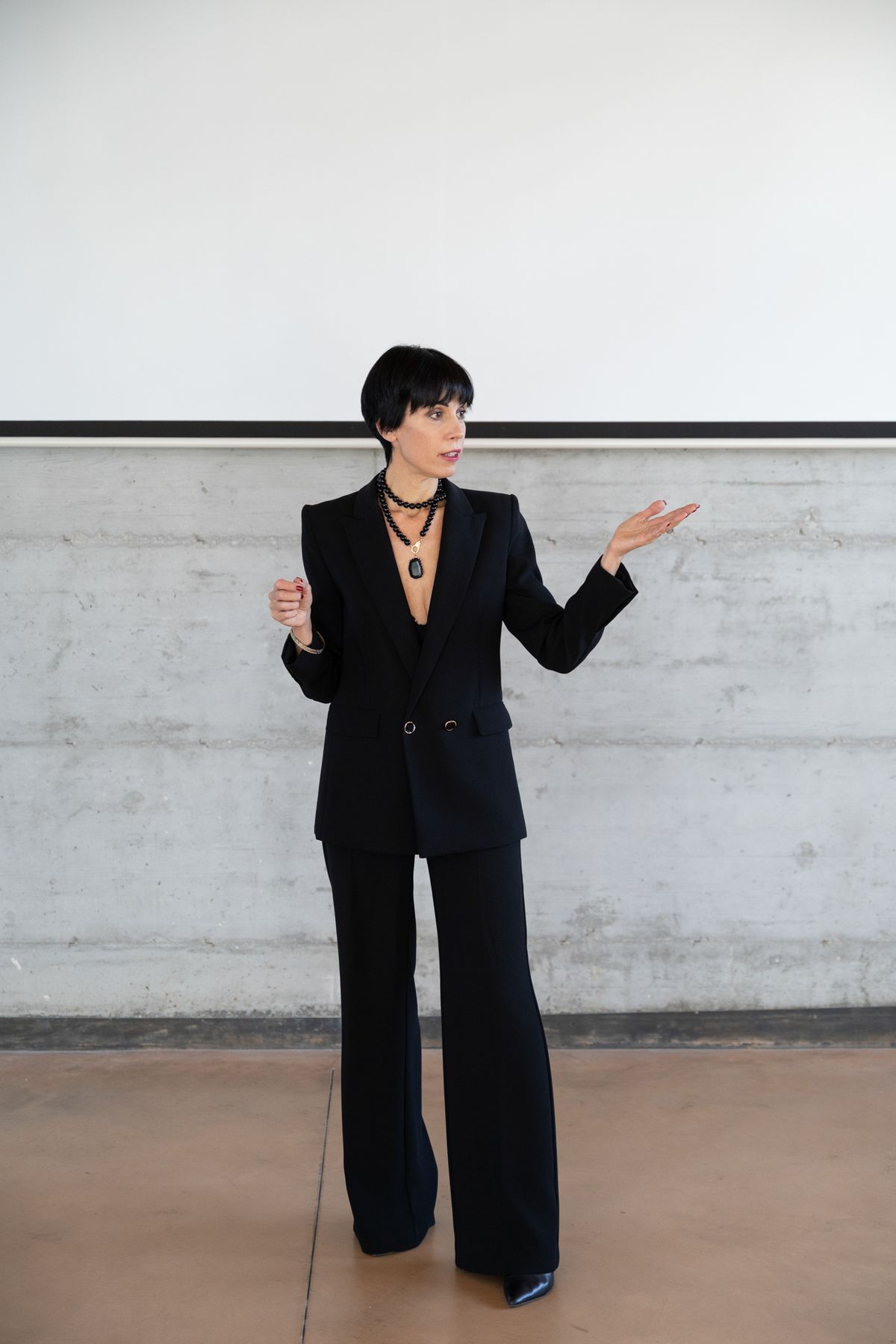 Caroline Georganidis al lavoro