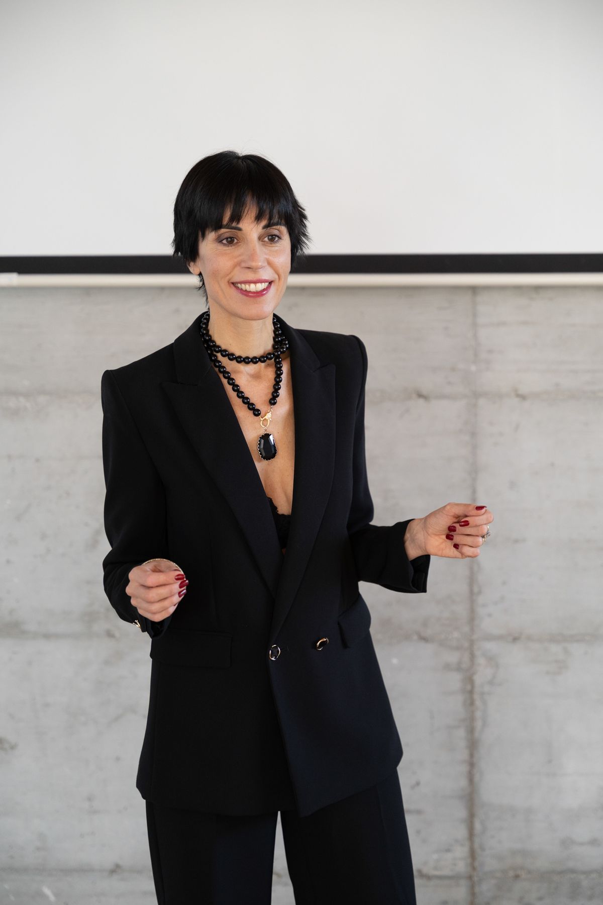 Caroline Georganidis al lavoro
